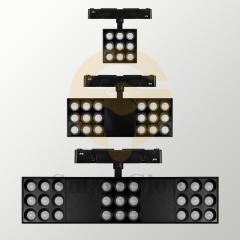 【SG20-R65-9SG】Smart Circular Megnetic Track Grille Light