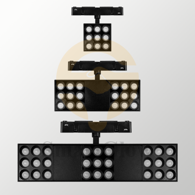 【SG20-R65-9SG】Smart Circular Megnetic Track Grille Light