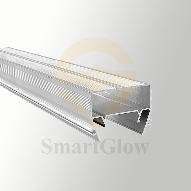 【SGL02】Stretch Ceiling Profile for LED Linear Recessed Lighting Ambient Wall Wash Lighting