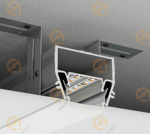 【SGL03】LED Linear Recessed Lighting Aluminium Profile for Stretch PVC Film Ceiling