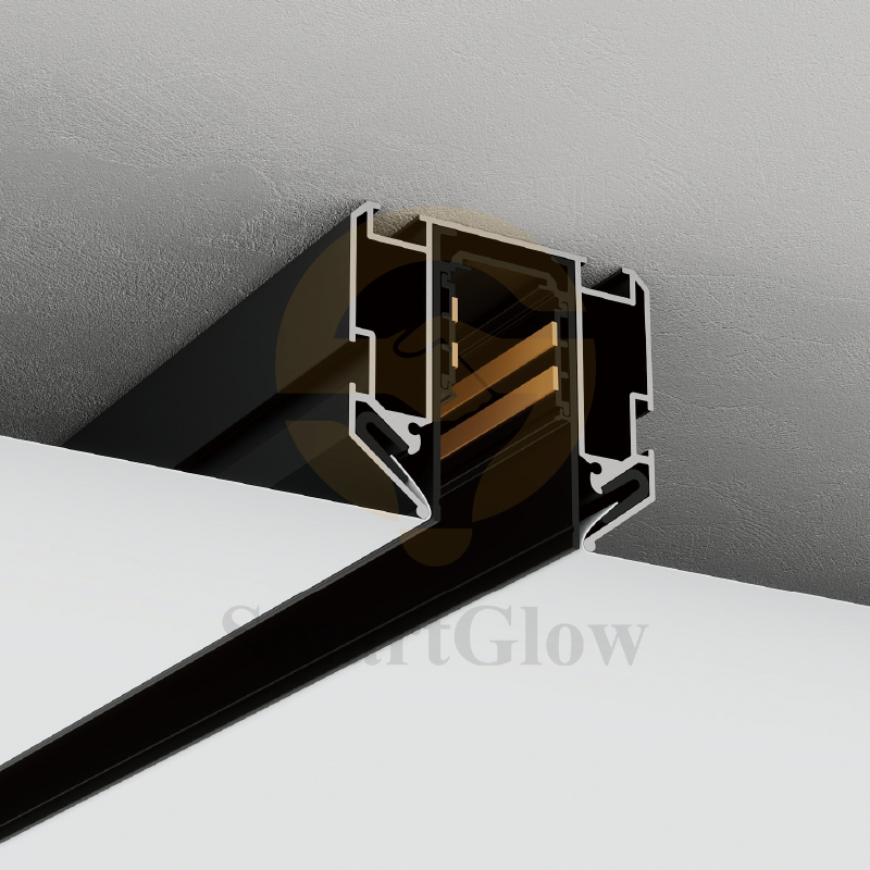 【SGM04】DC220V Led Magnetic Track Lighting Aluminium Rail System