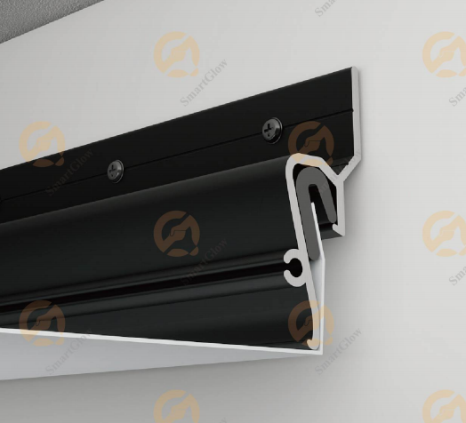 【SGW01】Wall Wash Trimless Led Strips Linear Lighting PVC Stretch Ceiling Profile