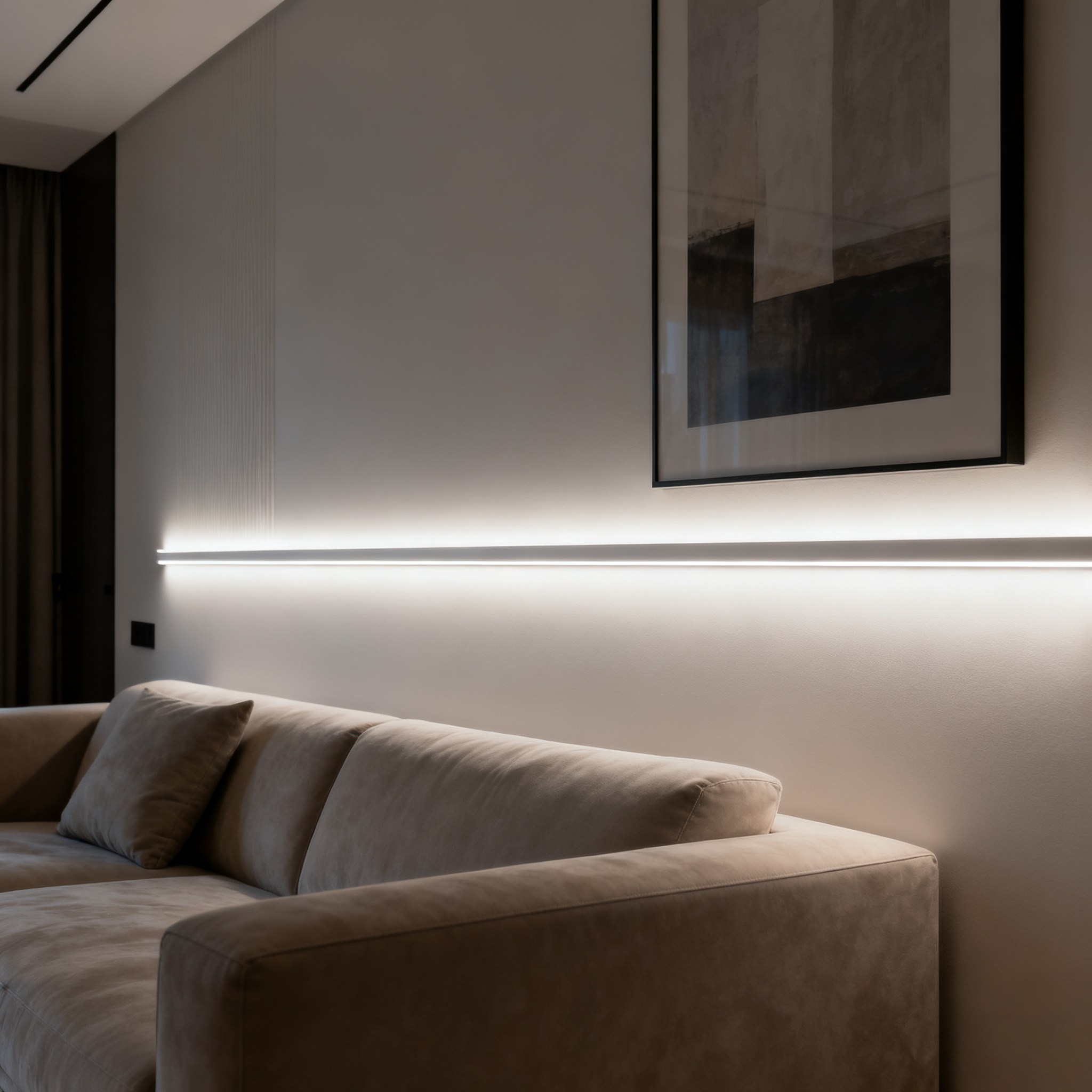 【SGW11】Wall Aluminum Profiles Kits for LED Recessed LED Strips Lighting