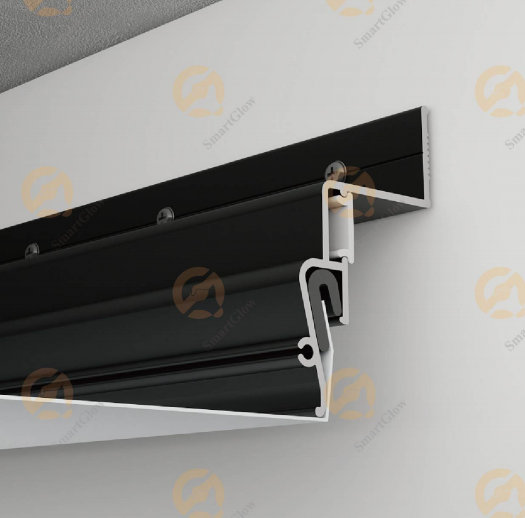 【SGW03】Wall Stretch Ceiling Profile for Seamless Recessed LED Strips Lighting