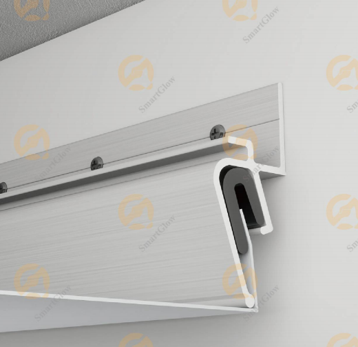【SGW06】Recessed Linear LED Strips Stretch Ceiling Profile for Wall