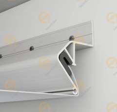 【SGW07】Stretch Tension Wall Aluminum Profiles With Led Strips Lighting