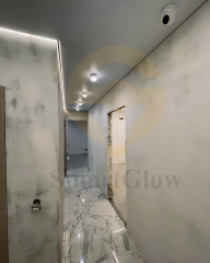 【SGW07】Stretch Tension Wall Aluminum Profiles With Led Strips Lighting