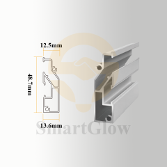 【SGW10】PVC Stretch Ceiling Recessed Linear Led Strips Lighting aluminium Profile