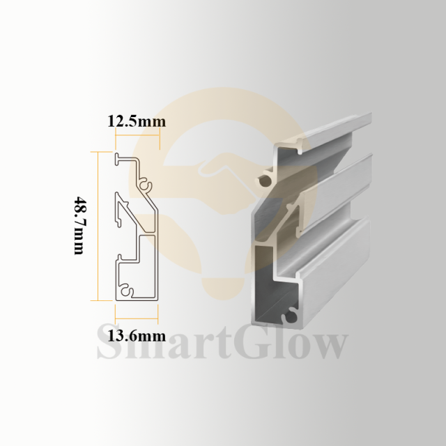 【SGW10】PVC Stretch Ceiling Recessed Linear Led Strips Lighting aluminium Profile