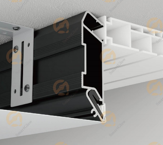 【SGW12】Wall Stretch Ceiling Profile Kits for LED Strips Recessed Lighting