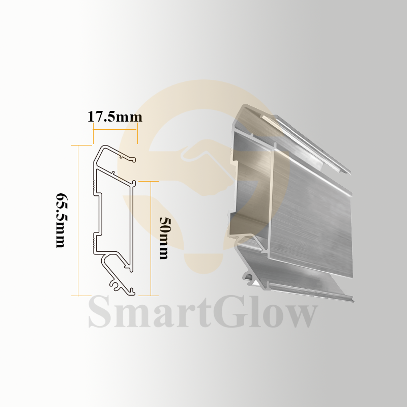 【SGW12】Wall Stretch Ceiling Profile Kits for LED Strips Recessed Lighting