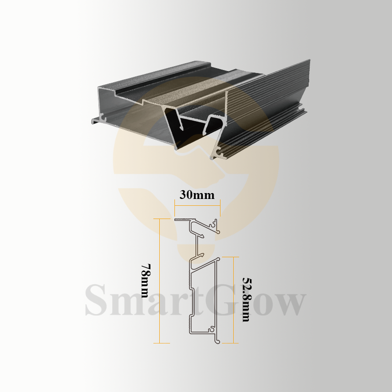 【SGW13】Linear LED Strip Light Recessed Lighting Wall Stretch Profile Aluminum Kits