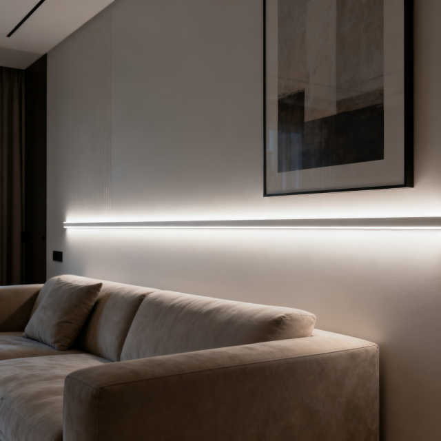 【SGW14】LED Strip Lighting Stretch Ceiling Aluminium Profile for Wall