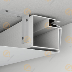 【SGW16】LED Stretch Fabric Ceiling Perimeter Wall Linear Lighting Aluminum Profile
