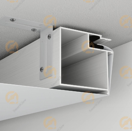 【SGW16】LED Stretch Fabric Ceiling Perimeter Wall Linear Lighting Aluminum Profile
