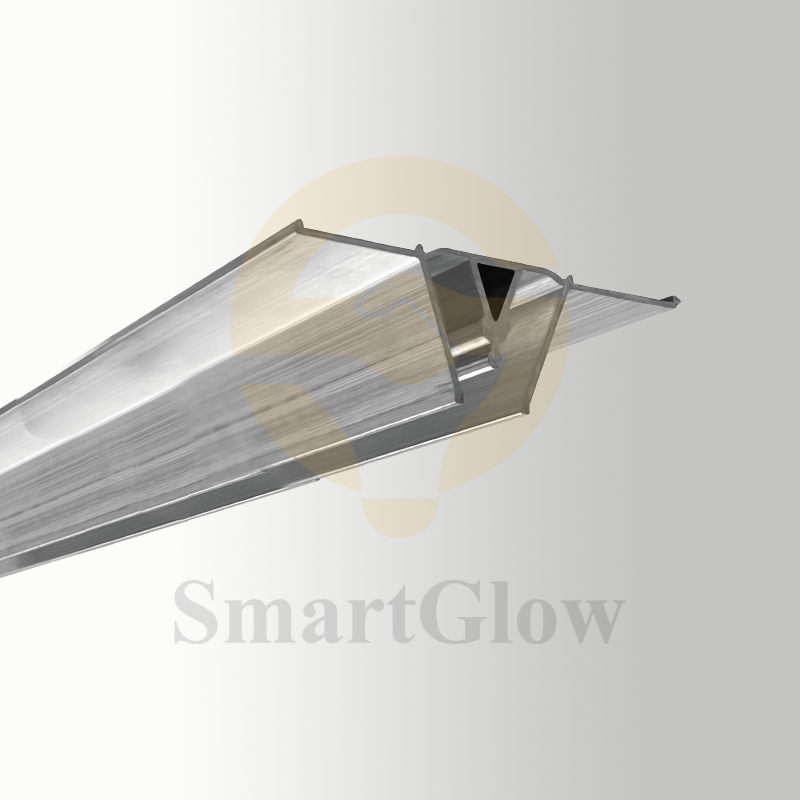 【SGW17】LED Recessed Perimeter Lighting Stretch Suspended Ceiling Aluminium Profile manufacturers