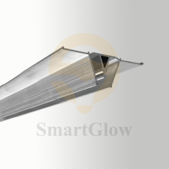 【SGW17】LED Recessed Perimeter Lighting Stretch Suspended Ceiling Aluminium Profile manufacturers