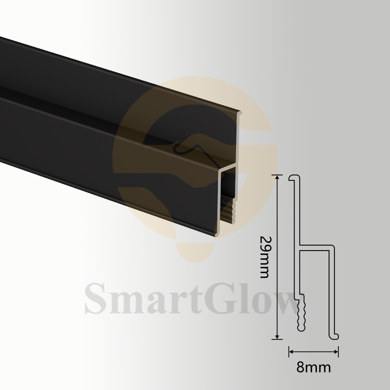 【SGW18】LED Light Strips Perimeter Wall Lighting Aluminum Extrusion Stretch Ceiling Profile