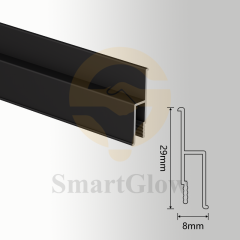 【SGW18】LED Light Strips Perimeter Wall Lighting Aluminum Extrusion Stretch Ceiling Profile