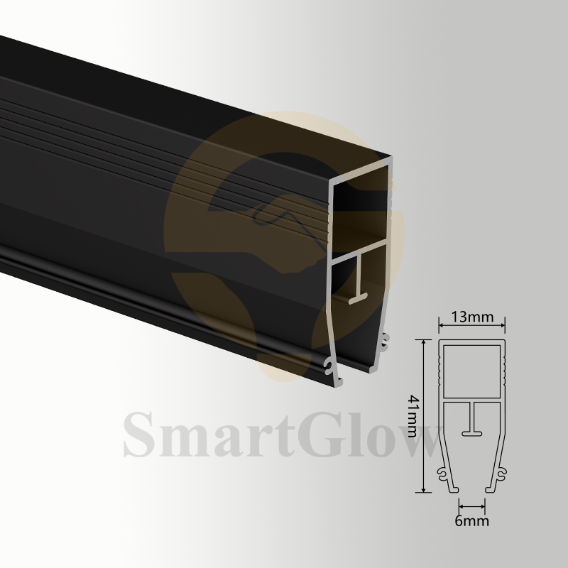 【SGW20】LED Strips Trimless Linear Recessed Stretch Wall Aluminum Profile