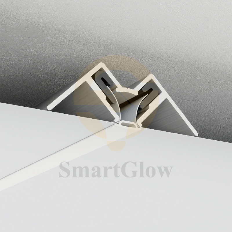 【SGW21】LED Light Strip PVC Soft Film Stretch Tension Fabric Ceiling Aluminum Profile