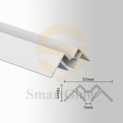 【SGW21】LED Light Strip PVC Soft Film Stretch Tension Fabric Ceiling Aluminum Profile