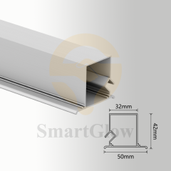 【SGW22】Stretch Ceiling Aluminum Profile for Wall LED Strip