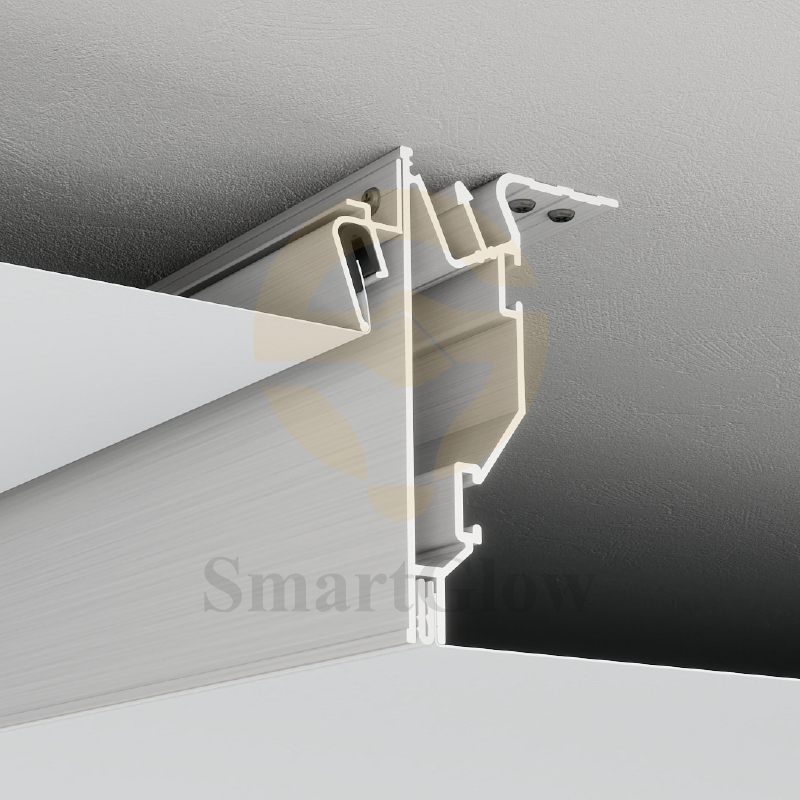 【SGW24】Stretch Tension Fabric Extrusion Industrial Wall Aluminum Profile