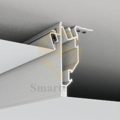 【SGW24】Stretch Tension Fabric Extrusion Industrial Wall Aluminum Profile