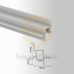 【SGW28】Recessed Linear Led Strips Light Wall Aluminum Profile