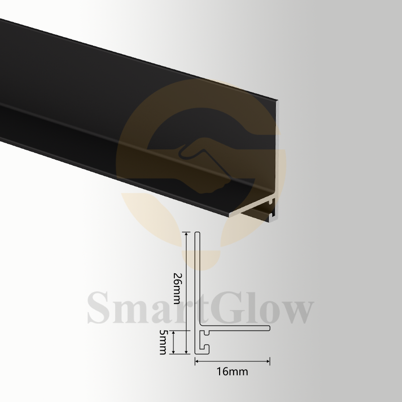 【SGW30】Stretch LED Strip Decorative Wall Trimless Aluminum Profiles