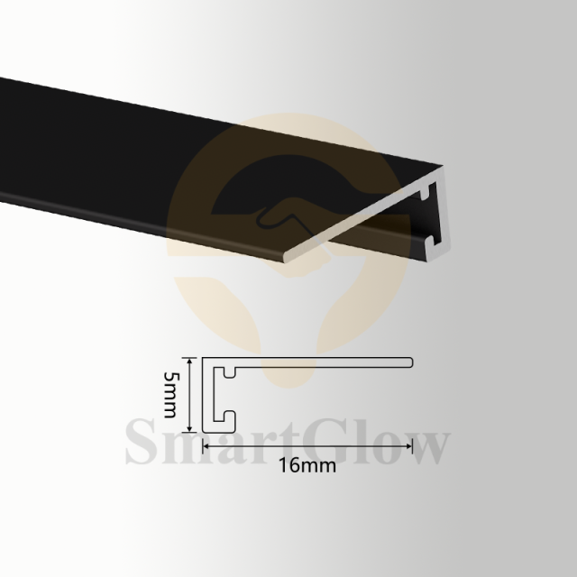 Stretch Profiles Wall Trimless Corners Profile for Recessed Linear Led Strip