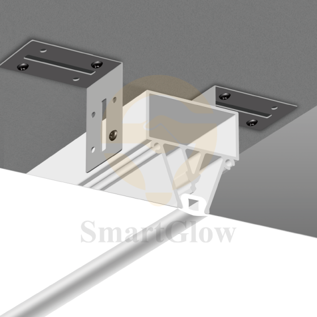 【SGW32】PVC Stretched Wall Profile Anodised Aluminum Extrusion Profiles