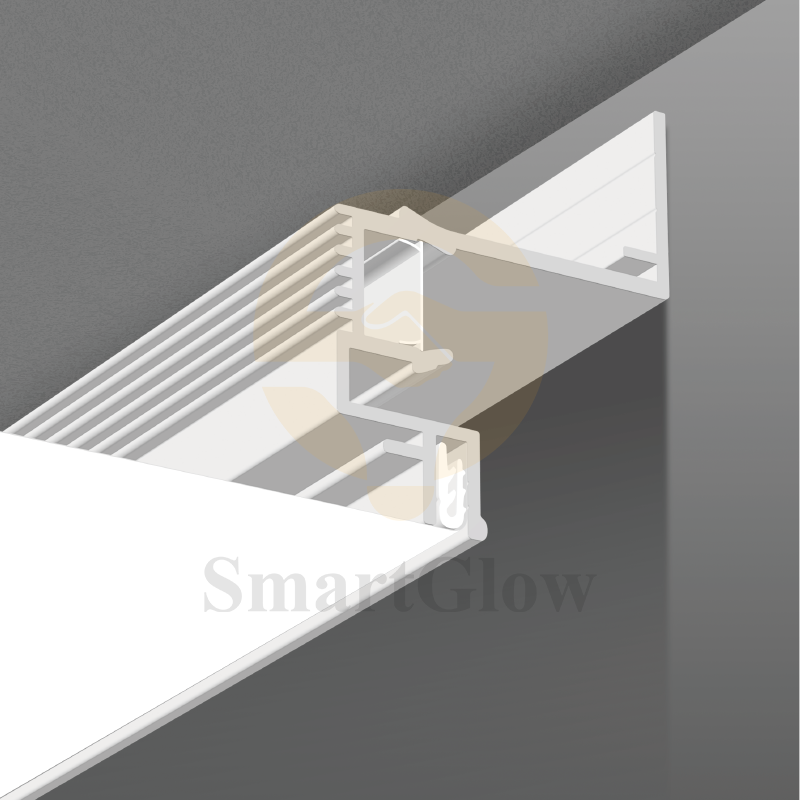 【SGW34】LED Linear Lighting Ceiling Stretch Tension Fabric Ceiling  Aluminum Profile