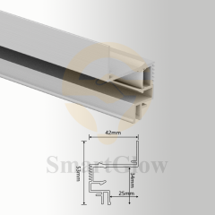 【SGW34】LED Linear Lighting Ceiling Stretch Tension Fabric Ceiling  Aluminum Profile