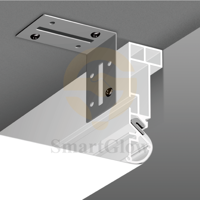 【SGW35】PVC Film Install Wall Stretch Ceiling Profile