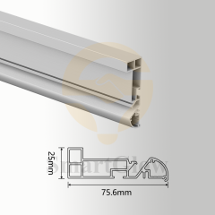 【SGW35】PVC Film Install Wall Stretch Ceiling Profile