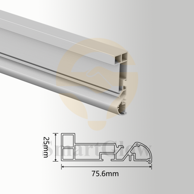 【SGW35】PVC Film Install Wall Stretch Ceiling Profile