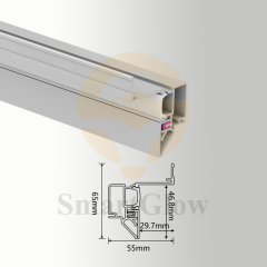 【SGW36】Stretch Ceiling Accessories Tension Fabric Profiles Supplier
