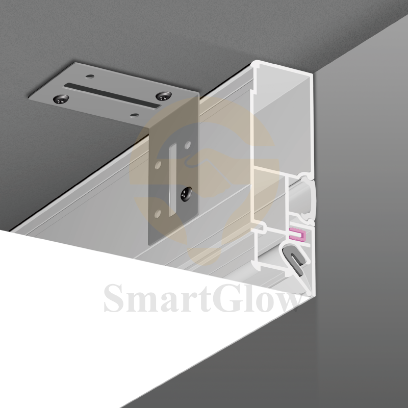 【SGW37】LED Profile Light Stretch Ceil Film Aluminum Accessories Profile