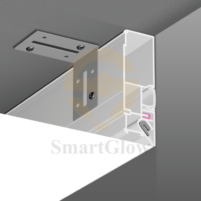 【SGW37】LED Profile Light Stretch Ceil Film Aluminum Accessories Profile
