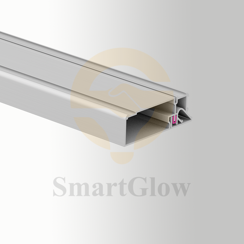 【SGW38】LED Strips Lighting Hidden Design Black White Recessed Stretch Ceilings Profile