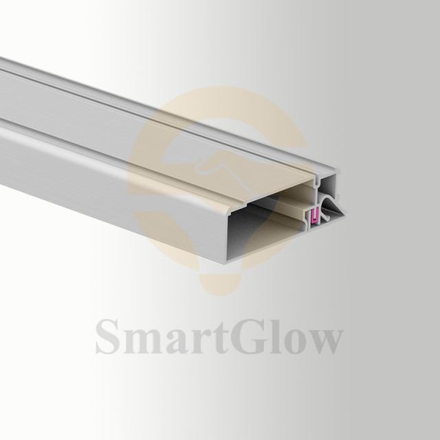 【SGW38】LED Strips Lighting Hidden Design Black White Recessed Stretch Ceilings Profile