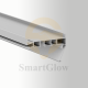 【SGC02】 Recessed LED Double Track Curtain Aluminium Profile Rail