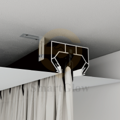 【SGC03】Built-in Ceiling Hidden Curtain Track PVC Film Stretch Ceiling Profile