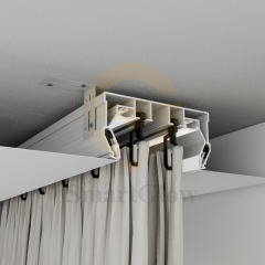 【SGC04】Ceiling Mount Recessed Curtain Track PVC Film Stretch Ceiling Anodized Profile