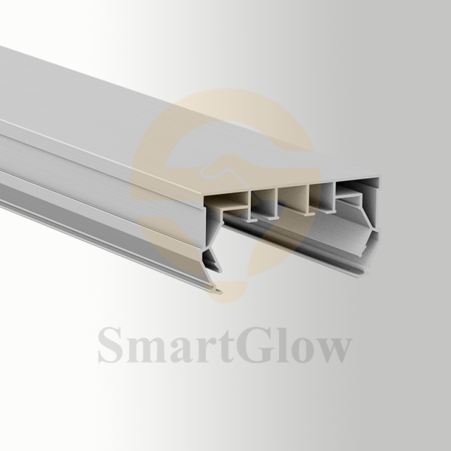 【SGC04】Ceiling Mount Recessed Curtain Track PVC Film Stretch Ceiling Anodized Profile
