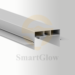 【SGC05】Custom Recessed Curtain Track With LED Lighting Aluminum Profile