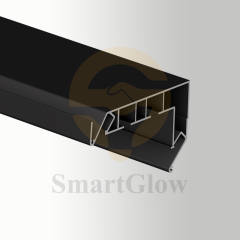 【SGC08】1m 2m PVC Stretch Ceiling Hidden Curtain Track  Aluminum Profile