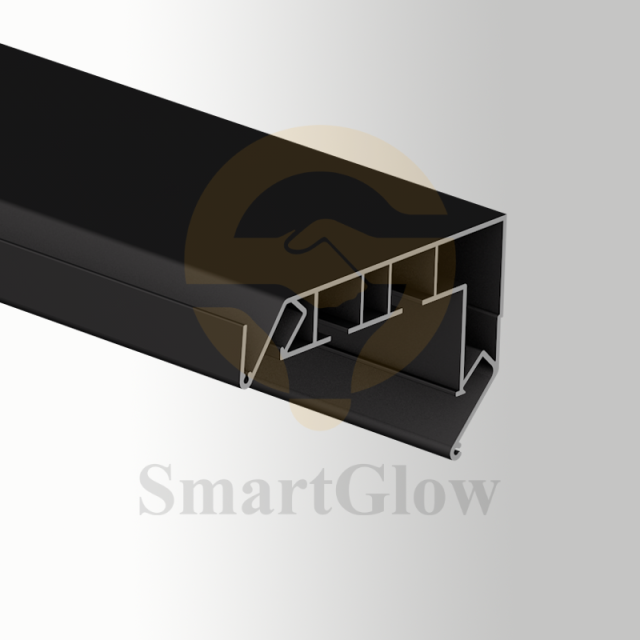 【SGC08】1m 2m PVC Stretch Ceiling Hidden Curtain Track  Aluminum Profile